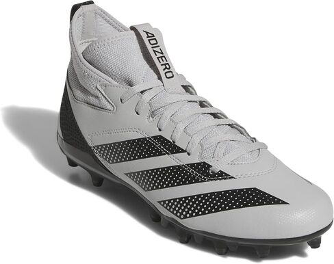 adidas Men's Adizero Impact.2 American Football Sneaker, Grey/Black/Grey, 9.5 in Saudi Arabia
