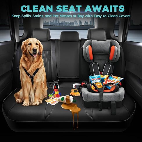 for Toyota Corolla Cross Seat Covers L LE XLE 2021 2022 2023 2024 2025, Custom Car Seat Covers Full Set, Luxury Leather Seat Covers for SUV, Waterproof Car Seat Cover, Black Not for Hybrid in Kuwait