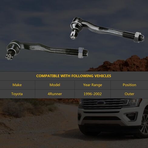 2PC الأمامية الخارجية لربطة الرصيف الطرفية eS800408 ل Dodge Journey 2009-2020 ، Avenger 2008-2014 ، Caliber 2007-2012. in Kuwait