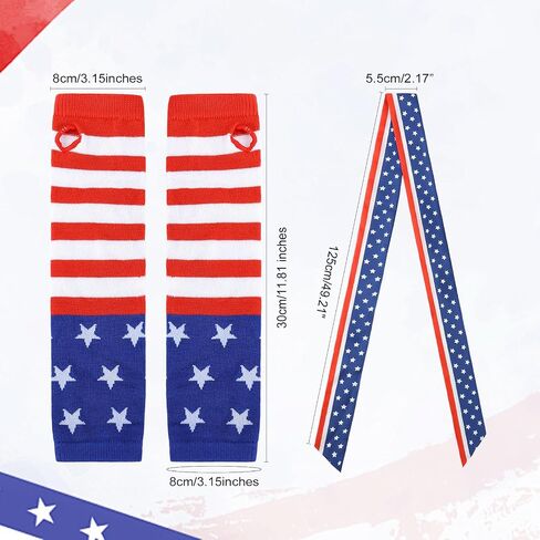 GERINLY Holiday Arm Warmers with Matching Neck Scarf, Festival Arm Sleeve Golves Skinny Scarf in Saudi Arabia