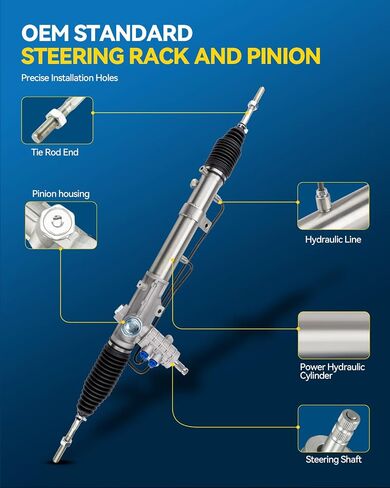 PHILTOP Power Steering Rack and Pinion Assembly Compatible with 2001-2011 Ranger 2.3L 4.0L, 2001-2008 Ranger 3.0L, 2002-2003 Explorer Sport, 2004-2009 B2300, 2001-2006 B3000 3.0L Replace 22-256 in Saudi Arabia