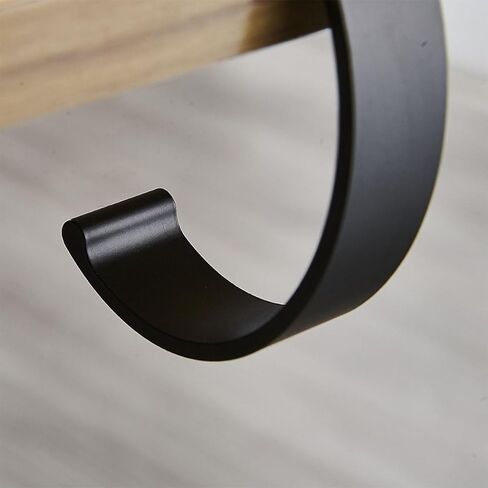 خطاف طاولة محفظة معدنية ، خطاف معلق حافة المكتب ، حامل حقيبة يد على شكل حرف C ، شماعات حقيبة لسطح مكتب مطعم Office Office (رمادي) in Kuwait