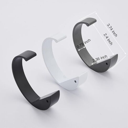 خطاف طاولة محفظة معدنية ، خطاف معلق حافة المكتب ، حامل حقيبة يد على شكل حرف C ، شماعات حقيبة لسطح مكتب مطعم Office Office (رمادي) in Kuwait