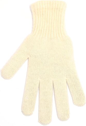 Zaya Organic Pure Wool Gloves for Men and Women, Un-dyed Sustainable Natural Fiber, Essential Cold-Weather Winter Accessories in Saudi Arabia