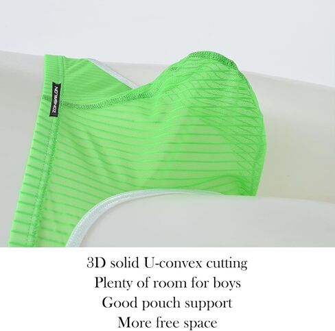 Mens Sheer Bulge Enhancing Jockstrap Briefs See Through Flex Thongs Underwear Pack S M L XL 2XL in Saudi Arabia