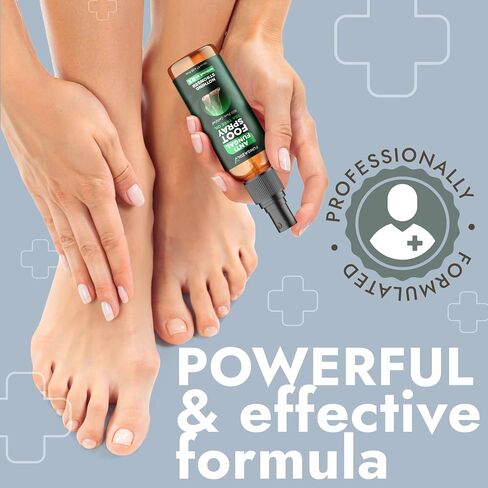 Terramed Just Think Comfort Foot Spray with Tea Tree Oil | Antifungal Treatment for Jock Itch, Nail Fungus & Ringworm | Fast Absorbing & Deep Penetrating Relief | Soothes Itching & Burning | 120ml in Kuwait