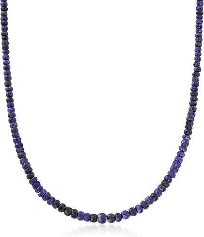 Ross-Simons Beaded Gemstone Necklace with Sterling Silver 80-90 ct. tw. in Saudi Arabia