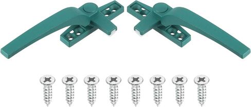 Uxcell 2PCS Casement Window Locking Handle ، سبيكة الزنك قفل المقبض قبضة قبضة اليسار واليد اليمنى للنوافذ ، لون الشمبانيا in Saudi Arabia