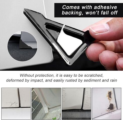 2 PCS Car Door Edge Guards, Anti-Collision Auto Front Door Corner Cover Decor Trim, Anti-Scratch Door Edge Scratch Gaurd Protector for Car Truck SUV, Car Accessories in Kuwait