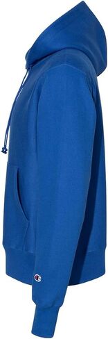 Champion S101 Men's Reverse Weave Hooded Sweatshirt, Heavyweight 12 oz. Fleece, Shrink-Resistant, Front Pouch Pocket (US, Alpha, Medium, Regular, Regular, Charcoal Heather) in Saudi Arabia