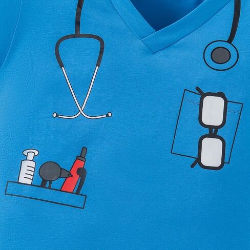 Daddy's New Fishing Buddy Baby Boys Girls Doctor Costume Outfits Cosplay Dress Up Pants Set in Saudi Arabia
