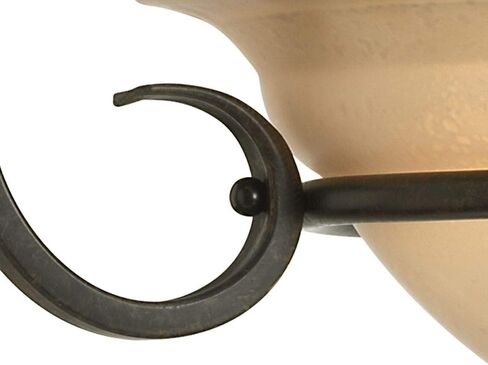 Progress Lighting P4417-77 6-Light Two-Tier Torino Chandelier, Forged Bronze in Saudi Arabia