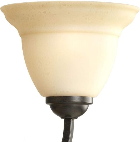 Progress Lighting P4417-77 6-Light Two-Tier Torino Chandelier, Forged Bronze in Saudi Arabia