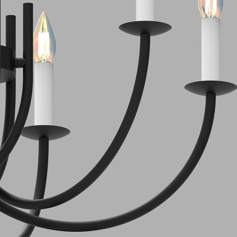 الثريات السوداء الدائرية ، أضواء شموع شموع حديثة ، سقف إضاءة قلادة LED لغرفة الطعام غرفة نوم المطبخ غرفة المعيشة in Saudi Arabia