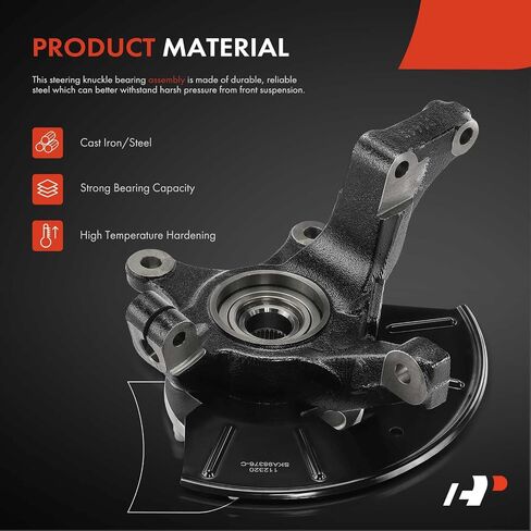 A-Premium 2 × مجموعة مفصل التوجيه الأمامي ومحور العجلة المتوافقة مع Ford Escape 2001-2004، Mazda Tribute 2001-2004، مع 5 مقابض in Saudi Arabia