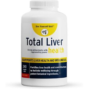 See Yourself Well Total Liver Health: Liver Cleanse, Detox & Repair Fatty Liver. Milk Thistle Extract, Dandelion Root, Yarrow, Burdock Root & Cynara (Artichoke) to Support Healthy Liver Function