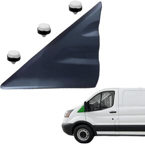 مرآة الصبر العلوية الخارجية في الحاجز ، تصبغ زاوية مرآة للعمود لصالح Ford Transit-150 Transit-250 Transit-350 Transit-350HD 2015-2021 (الجانب الأيمن)