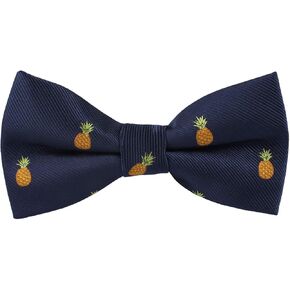 Auscufflinks أناناس القوس روابط له عاشق الفاكهة ثمار المزارع | متعة بوتي | زميل العمل الجدة Bowtie | هدية BDAY للرجال (ربطة عنق الأناناس)
