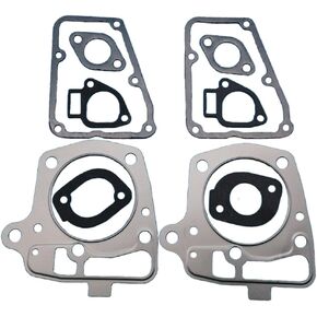 Head Valve Cover Exhaust Manifold Insulator Gasket Set Kit for Kawasaki FR651V FR691V FR730V FS691V FX691V Engine 11004-7026 11004-0762 11061-1285 110047026 110611285 11004 7026 Z773