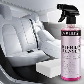 For Tesla Seat Cleaner,Interior Leather White&Black Seat Maintainer Accessories for Tesla Cleaning Seatcovers,Safe For Tesla Model Y Juniper/3/S/X Seat/Dash/Console