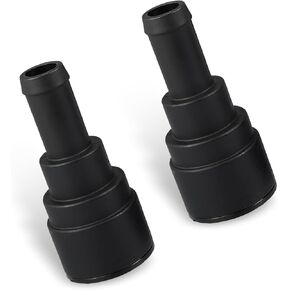 2 PCS CAR CAR COR HEATER COWNING HOSE CONNECTOR ، OEM 15032062 15151873 15151875 Auto Presaction Presactions ، FIT LIT FIT HOUP ، متوافق مع BUICK GMC CHEVROLET FORD LINCOLN (Black)