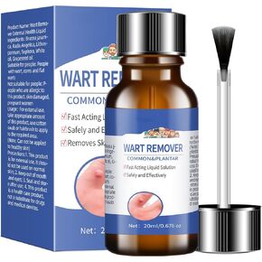 Fast-Acting Wart Remover Gel with Freeze Off Technology - Genital, Common Warts & Plantar wart Remover for Feet, Skin & More