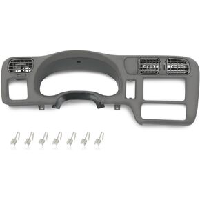 G-PLUS Dashboard Dash Cover Compatible with 1998-2004 Chevy Blazer S10/GMC Jimmy Sonoma Dash Trim Bezel Cover Black (not fit double din)