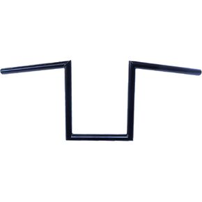Gloss Black 10'' Rise Drag Ape Hanger Motorcycle 7/8'' 22mm Z Drag Bar Handlebar For Honda Suzuki Yamaha Kawasaki Harley Chopper Cruisers Bobber Custom