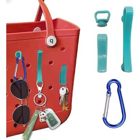 مجموعة 4pcs bogg bag bag ， ， bogg bag accessories for chain chain charms ، أفضل هدية لأخت (أسود)