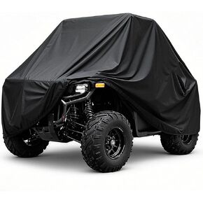 XYZCTEM UTV Cover Lightweight Waterproof Outdoor 2-3 Seater, Compatible with Polaris Ranger and RZR Accessories, Fit for 134" x 70" x 75" Can-am Commander and SXS Cover Protects UTV from Rain
