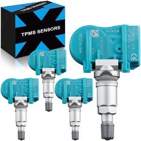 Pre-Programed Tire Pressure Sensor for:-Ford Explorer Ranger F150 Escape Freestar Fusion Crown Victoria Edge Taurus for:-Lincoln MKZ Navigator Mark LT, 315MHz TPMS 6F2Z-1A189-A (4)