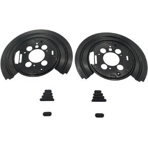 زوج لوحات دعم الفرامل الخلفية ل Dodge Durango 2007-2009 لـ Chrysler Aspen 2007-2009 لـ RAM 1500 2011-2012 لـ RAM 1500 Pickup 2006-2010 ، يستبدل جانب السائق الخلفي والركاب 924-685