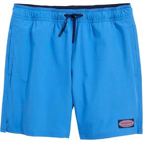 vineyard vines Boys Printed Chappy Swim Trunks, Hull Blue