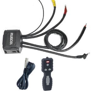 طقم صندوق التحكم في Winch Winch للدبابات 12000/13500/20000 رطل مع 2 في 1 عناصر التحكم عن بُعد متعددة المقدمة
