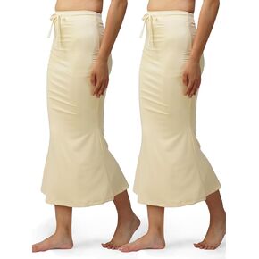 Saree Shapewear Petticoat for Women, Cotton Blended,Petticoat,Skirts for Women,Shape Wear (Pack of 2)