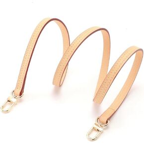 Vachetta Leather Replacement Bags Strap Shoulder Straps for Handbags Pochette Little Pouch Speedy Nano Noe and Multi Pochette Accessories(Width:0.43in X Length:23.6in)(A)