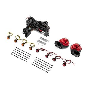 Universal Turn Signal & Horn with Plug & Play Wiring Harness Street-Legal Compatible with Polaris RZR Ranger General Fit Can Am Defender Commander Maverick X3 Fit Honda Pioneer Fit Kawasaki Fit Yamaha