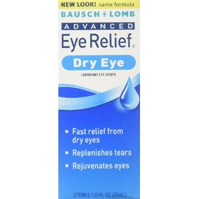 Bausch & Lomb Advanced Eye Eye Relief Refvenation Drops ، 1-Ounce (Pack of 3 (1 fl Oz EA))
