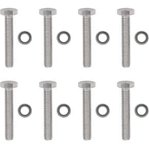 ApplianPar Stainless Steel Exhaust Manifold Studs Stud Nuts Bolt Kit for F250 350 7.3 L