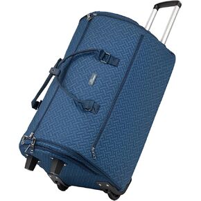 93L Carry On Garment Duffle Bag مع عجلات ، حقيبة ملابس قابلة للتحويل قابلة للتحويل للسفر مع مقصورة الأحذية ، حقيبة بدلة مقاومة للماء للرجال للرجال نساء