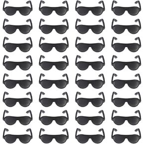 Doll Mini Doll Glasses Mini Sunglasses 80Pcs Doll Sunglasses Black Mini Glasses for Doll Sunglasses Dolls Black Sunglasses