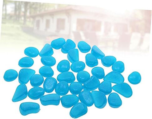 POPETPOP 100pcs Fish Tank Plant Cobblestone Stone Artificial Rocks Man Made Rock Fish Tank Stone Decorate Fish Tank Pebbles Rock Decorative Pebbles Stone Fish Tank Flowerpot Glow Stone in Kuwait