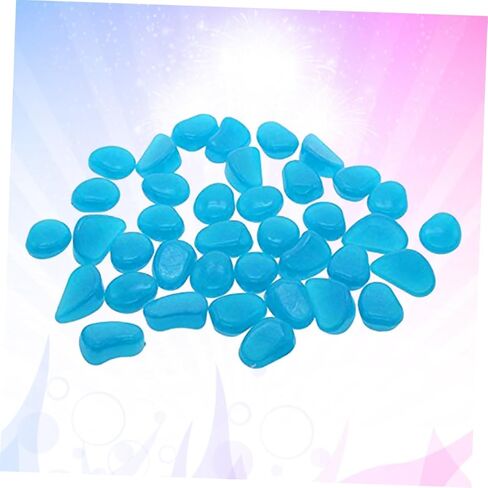 POPETPOP 100pcs Fish Tank Plant Cobblestone Stone Artificial Rocks Man Made Rock Fish Tank Stone Decorate Fish Tank Pebbles Rock Decorative Pebbles Stone Fish Tank Flowerpot Glow Stone in Kuwait