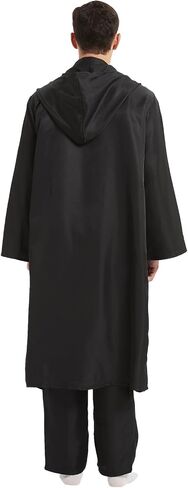 Men's Tunic Costume Hooded Robe Halloween Cosplay Adult Costume Knight Cloak Set With Pocket in Saudi Arabia