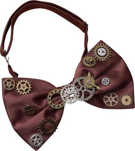 عتيقة القوطية الفيكتورية steampunk التروس بوتي أسود بني هالوين زي بوتي in Kuwait