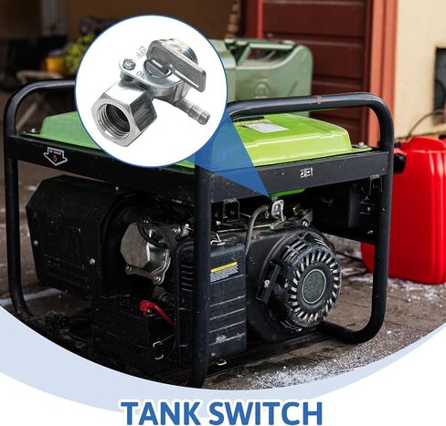 Generator Fuel Tank Petcock Valve Kit, Female Thread Oil Switch Shut off Valve with Inline Fuel Filters Compatible with Predator 4000 4375 6500 8750 9000 Champion ETQ (M16×1.5mm) in Kuwait