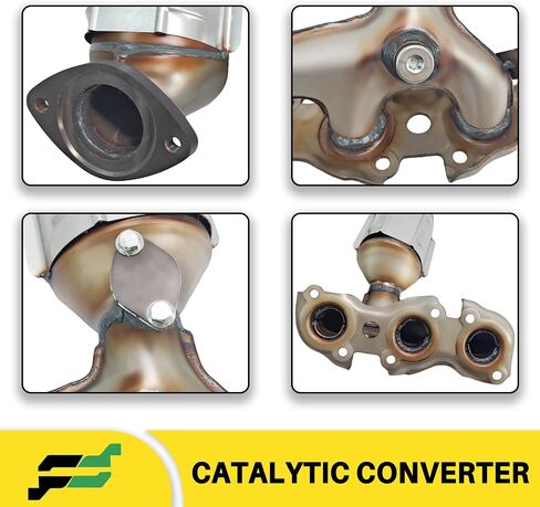[أمامي يسار] محول حفاز مشعب عادم FortunaFlow متوافق مع Lexus ES300 2002-2003 3.0L، المرجع 16466,641525,674-882 (محول حفاز عالي التدفق متوافق مع وكالة حماية البيئة + بنك 1) in Kuwait