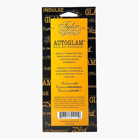 Tyler Autoglam Air Freshener - Diva fragrance - Set of 6 (Diva (Pack of 6)) in Saudi Arabia