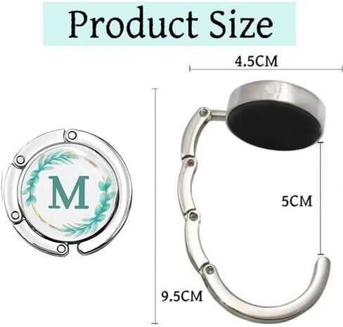 Folding Handbag Hanger, Personalized Letters Collection Desk Purse Holder ，Portable Table Bag Holder - Strength Alloy Materials Heavy Duty Purse Hook in Kuwait