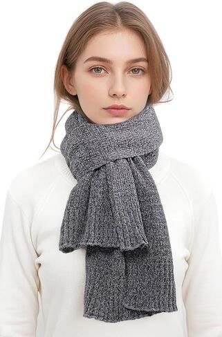Pleneal Scarf for Women,Soft Chenille Winter Scarves, Womens Warm Thick Scarf for Cold Weather in Saudi Arabia